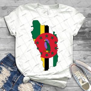 Dominica Nature Island Flag Shirt & More - Best Unisex Trending Handmade T-shirt Gift Idea For Men T-shirt For Woman
