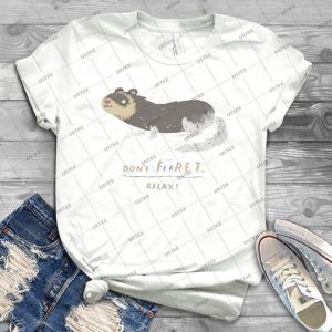 Don T Fret Ferret Shirt 40 - Trending Shirt For Women Vintage Retro Tee For Men Kid's T-Shirt Handmade Shirt