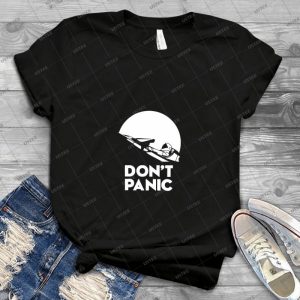 Don T Panic Elon Musk S Starman - Vintage Mens Shirt Tshirt For Women Classic Handmade Shirt Retro Graphic Tee
