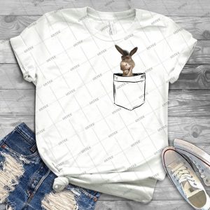 Donkey Pocket 87 - Vintage Men's Shirt Tshirt For Women Classic Handmade Shirt Retro Graphic Tee