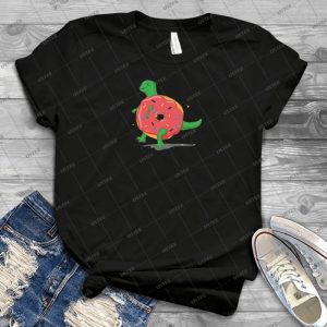 Donutsaur Dino Donut 15 - Vintage Mens Shirt Tshirt For Women Classic Handmade Shirt Retro Graphic Tee