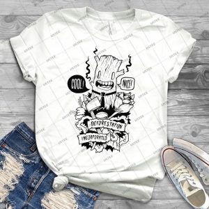 Doodleart-Deforestation Incorporated - Best Unisex Trending Handmade T-shirt Gift Idea For Men T-shirt For Woman