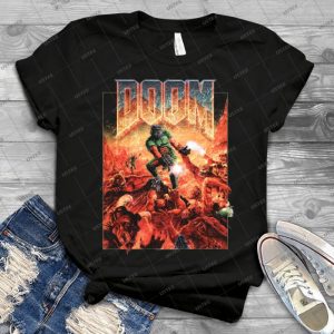 Doom  T Shirt - Gift Idea Shirt For Men Tee For Women Classic Retro Vintage Graphic T-Shirt