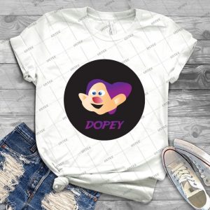 Dopey T Shirt - Vintage Men's Shirt Tshirt For Women Classic Handmade Shirt Retro Graphic Tee