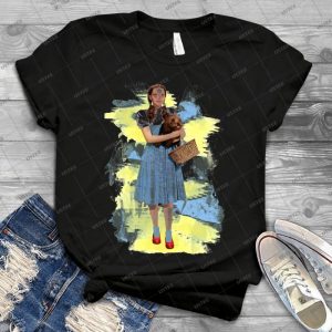 Dorothy Gale Watercolors 78 - Vintage Mens Shirt Tshirt For Women Classic Handmade Shirt Retro Graphic Tee