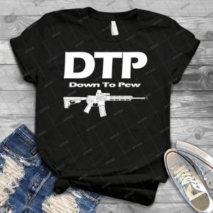 Down To Pew  83 - Vintage Mens Shirt Tshirt For Women Classic Handmade Shirt Retro Graphic Tee