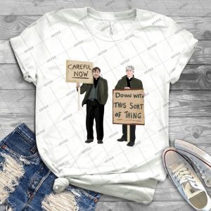 Down With This Sort Of Thing---Careful Now - Gift Idea Shirt For Men Tee For Women Classic Retro Vintage Graphic T-Shirt