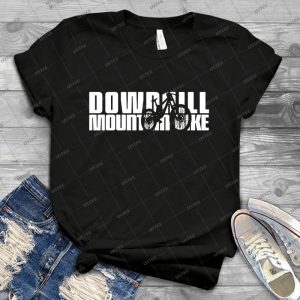 Downhill Mountain Bike For Mountain Biker 53 - Vintage Mens Shirt Tshirt For Women Classic Handmade Shirt Retro Graphic Tee