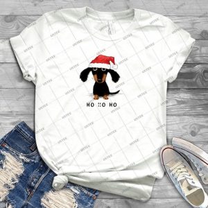 Doxie Clause Santa Dachshund - Best Unisex Trending Handmade T-shirt Gift Idea For Men T-shirt For Woman