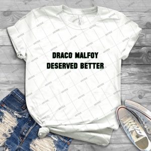 Draco Malfoy Deserved Better  32 - Vintage Men's Shirt Tshirt For Women Classic Handmade Shirt Retro Graphic Tee