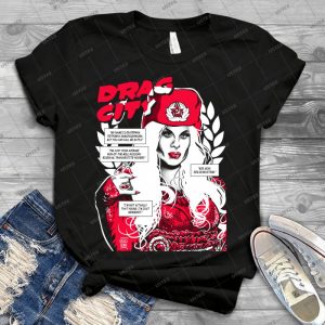 Drag City - Katya 64 - Vintage Mens Shirt Tshirt For Women Classic Handmade Shirt Retro Graphic Tee