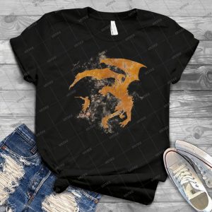 Dragonfight-Cooltexture - Gift Idea Shirt For Men Tee For Women Classic Retro Vintage Graphic T-Shirt