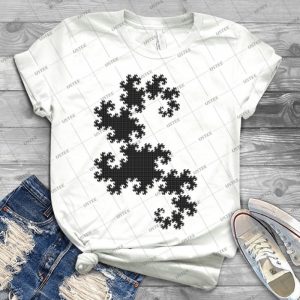 Dragons Curve Fractal - Best Unisex Trending Handmade T-shirt Gift Idea For Men T-shirt For Woman