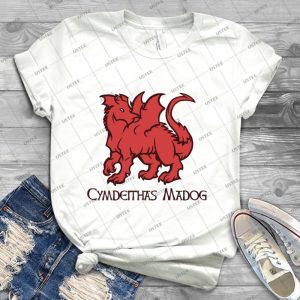 Draig Cymdeithas Madog - Best Unisex Trending Handmade T-shirt Gift Idea For Men T-shirt For Woman