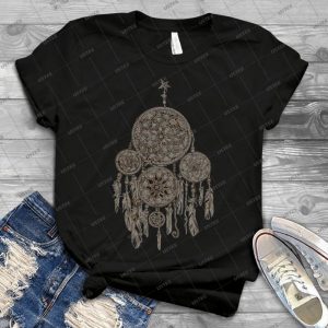 Dreamcatcher 12 - Vintage Mens Shirt Tshirt For Women Classic Handmade Shirt Retro Graphic Tee