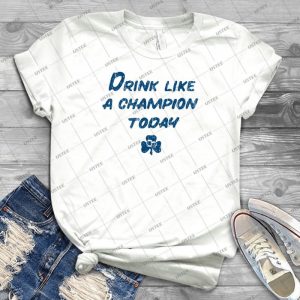Drink Like A Champion-South Bend Style Yellow - Gift Idea Shirt For Men Tee For Women Classic Retro Vintage Graphic T-Shirt