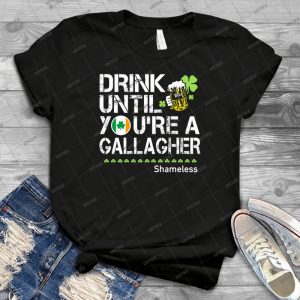 Drink Until You Re A Gallagher Ii 83 - Vintage Mens Shirt Tshirt For Women Classic Handmade Shirt Retro Graphic Tee