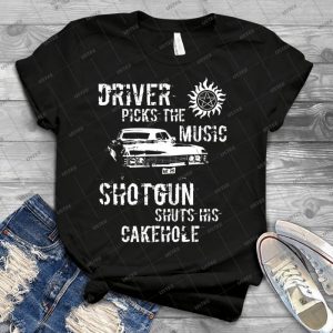 Driver Picks The Music 45 - Trending Shirt For Women Vintage Retro Tee For Men Kid's T-Shirt Handmade Shirt
