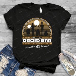Droid Bar 35 - Trending Shirt For Women Vintage Retro Tee For Men Kid's T-Shirt Handmade Shirt