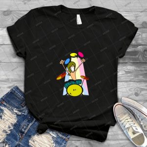 Drummer Cartoon 36 - Vintage Mens Shirt Tshirt For Women Classic Handmade Shirt Retro Graphic Tee