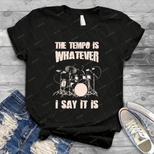 Drummer T-Shirt - Gift Idea Shirt For Men Tee For Women Classic Retro Vintage Graphic T-Shirt