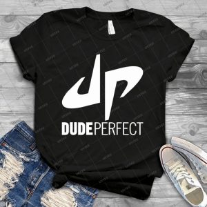 Dude Perfect Logo - Vintage Mens Shirt Tshirt For Women Classic Handmade Shirt Retro Graphic Tee