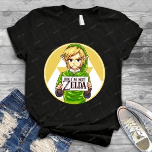 Dude, I M Not Zelda - Best Unisex Trending Handmade T-shirt Gift Idea For Men T-shirt For Woman