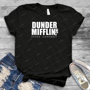 Dunder Mifflin Inc- - Gift Idea Shirt For Men Tee For Women Classic Retro Vintage Graphic T-Shirt
