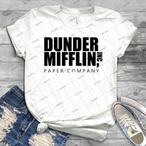 Dunder Mifflin The Office - Gift Idea Shirt For Men Tee For Women Classic Retro Vintage Graphic T-Shirt