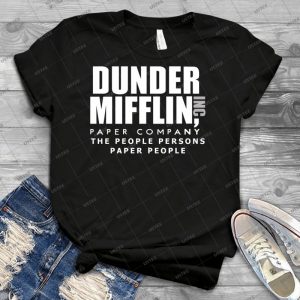 Dunder Mifflin The People Persons Paper People - Best Unisex Trending Handmade T-shirt Gift Idea For Men T-shirt For Woman