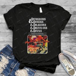 Dungeons Amp Diners Amp Dragons Amp Drive-Ins Amp Dives- Slightly Larger Image 22 - Trending Shirt For Women Vintage Retro Tee For Men Kid's T-Shirt Handmade Shirt