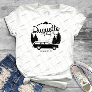 Duquette Family Vacation 2017-Black Ink - Gift Idea Shirt For Men Tee For Women Classic Retro Vintage Graphic T-Shirt