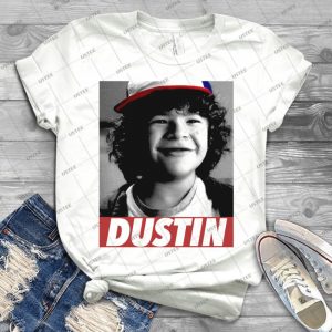 Dustin Is My Hero - Gift Idea Shirt For Men Tee For Women Classic Retro Vintage Graphic T-Shirt