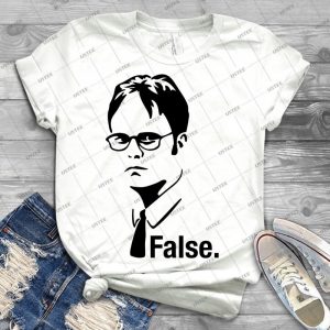 Dwight False-T Shirt - Best Unisex Trending Handmade T-shirt Gift Idea For Men T-shirt For Woman