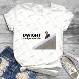 Dwight, You Ignorant Slut-The Office - U-S- - - Best Unisex Trending Handmade T-shirt Gift Idea For Men T-shirt For Woman