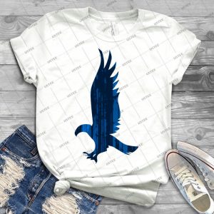 Eagle Blue Forest - Best Unisex Trending Handmade T-shirt Gift Idea For Men T-shirt For Woman