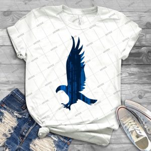 Eagle Blue Forest - Gift Idea Shirt For Men Tee For Women Classic Retro Vintage Graphic T-Shirt