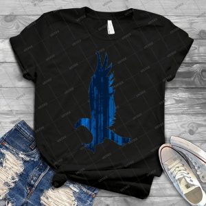 Eagle Blue Forest 54 - Vintage Mens Shirt Tshirt For Women Classic Handmade Shirt Retro Graphic Tee