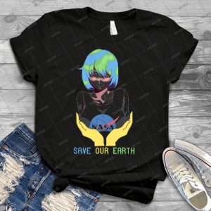 Earth-Chan - Save Our Earth - Go Green - Best Unisex Trending Handmade T-shirt Gift Idea For Men T-shirt For Woman