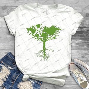 Earth Tree 61 - Trending Shirt For Women Vintage Retro Tee For Men Kid's T-Shirt Handmade Shirt