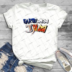 Earthworm Jim Logo 13 - Trending Shirt For Women Vintage Retro Tee For Men Kid's T-Shirt Handmade Shirt