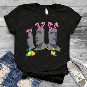 Easter Island 27 - Vintage Mens Shirt Tshirt For Women Classic Handmade Shirt Retro Graphic Tee