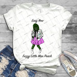 Easy Now Fuzzy Little Man Peach-Old Gregg - Best Unisex Trending Handmade T-shirt Gift Idea For Men T-shirt For Woman