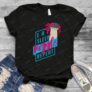 Eat- Sleep- Wiggle- Repeat- - Monster Hunter Design 46 - Trending Shirt For Women Vintage Retro Tee For Men Kid's T-Shirt Handmade Shirt
