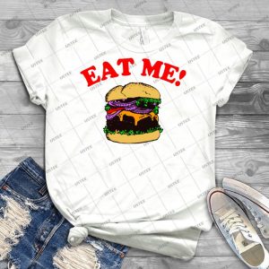 Eat Me Hamburger 61 - Trending Shirt For Women Vintage Retro Tee For Men Kid's T-Shirt Handmade Shirt