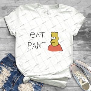Eat Pant 18 - Vintage Men's Shirt Tshirt For Women Classic Handmade Shirt Retro Graphic Tee