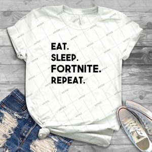 Eat Sleep Fortnite Reapeat - Gift Idea Shirt For Men Tee For Women Classic Retro Vintage Graphic T-Shirt