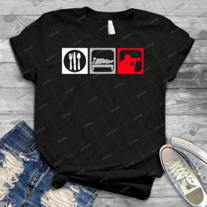 Eat, Sex, Shoot - Gift Idea Shirt For Men Tee For Women Classic Retro Vintage Graphic T-Shirt