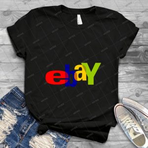 Ebay Logo - Vintage Mens Shirt Tshirt For Women Classic Handmade Shirt Retro Graphic Tee