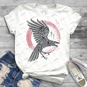 El Cuervo De Ragnar 61 - Vintage Men's Shirt Tshirt For Women Classic Handmade Shirt Retro Graphic Tee